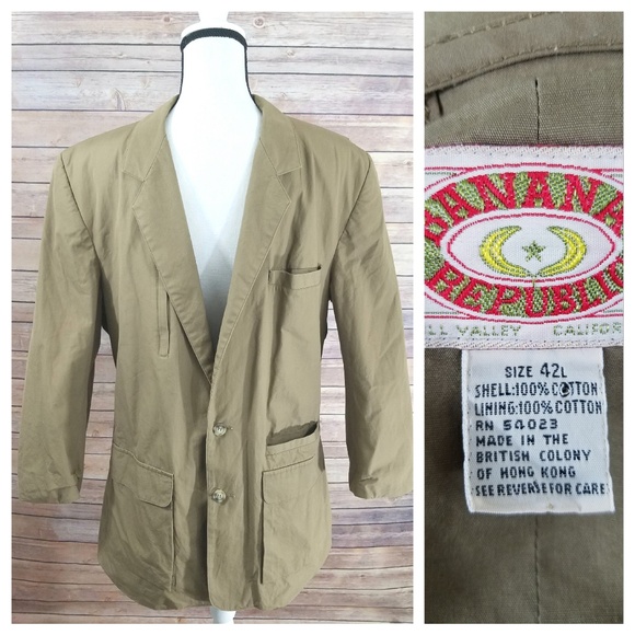 Banana Republic Other - Vintage Banana Republic 42L 42 Tall Blazer Jacket